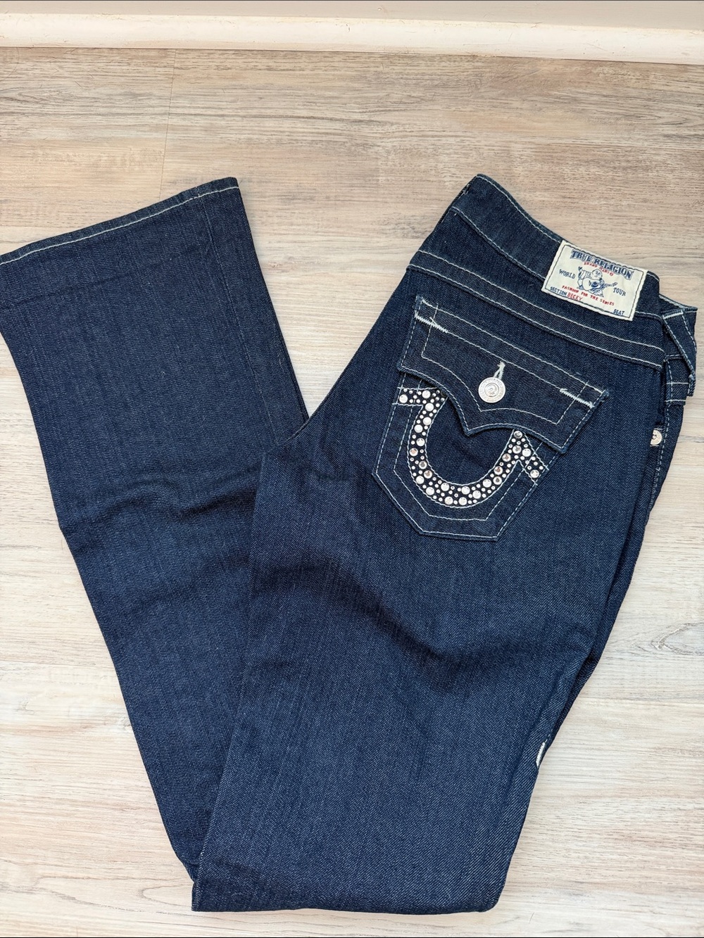 True Religion- Becky Dark Indigo Women's Jeans